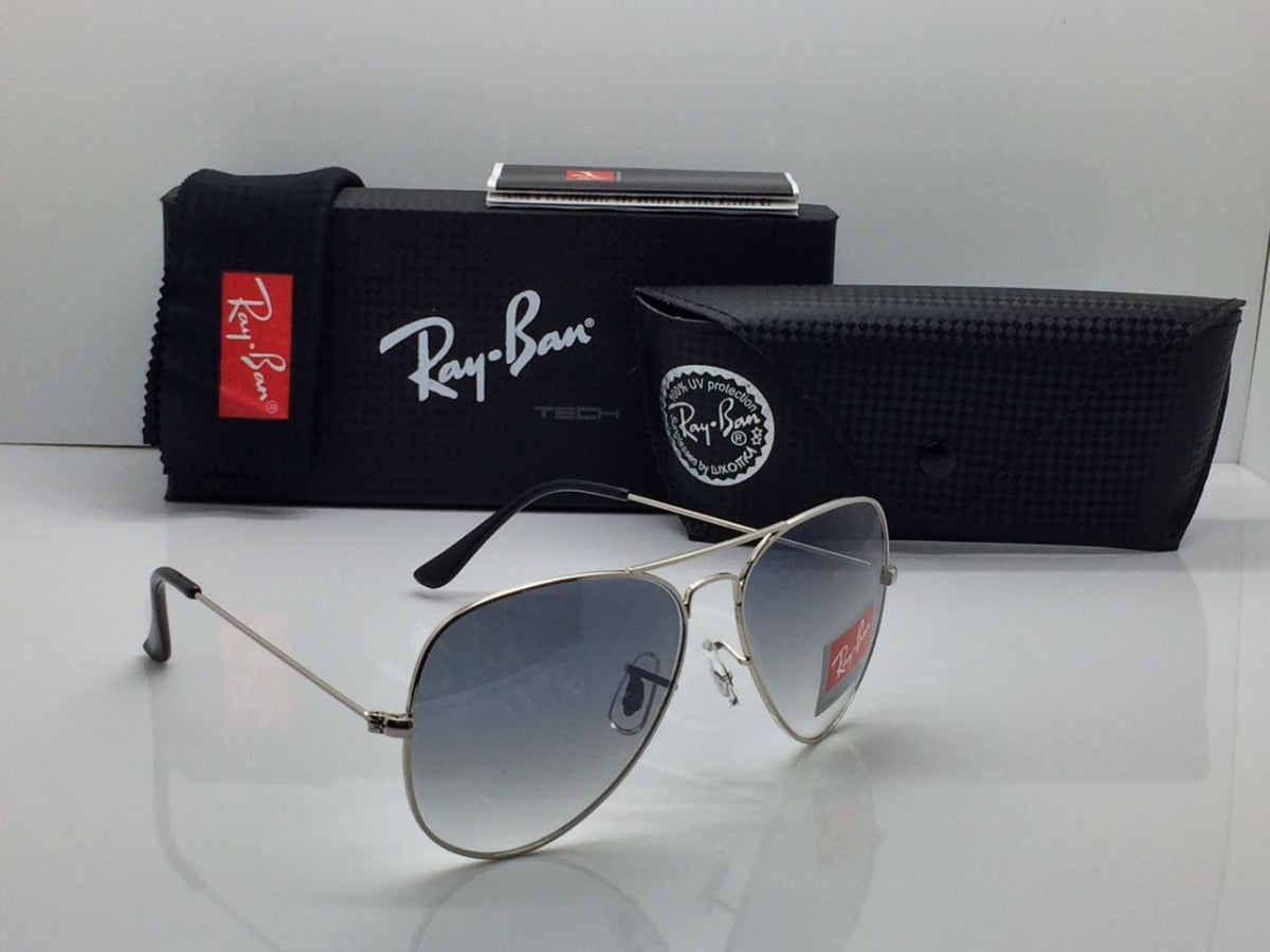New Stylish Blue Shade & Silver 3026 Wayfarer Sunglass For Unisex