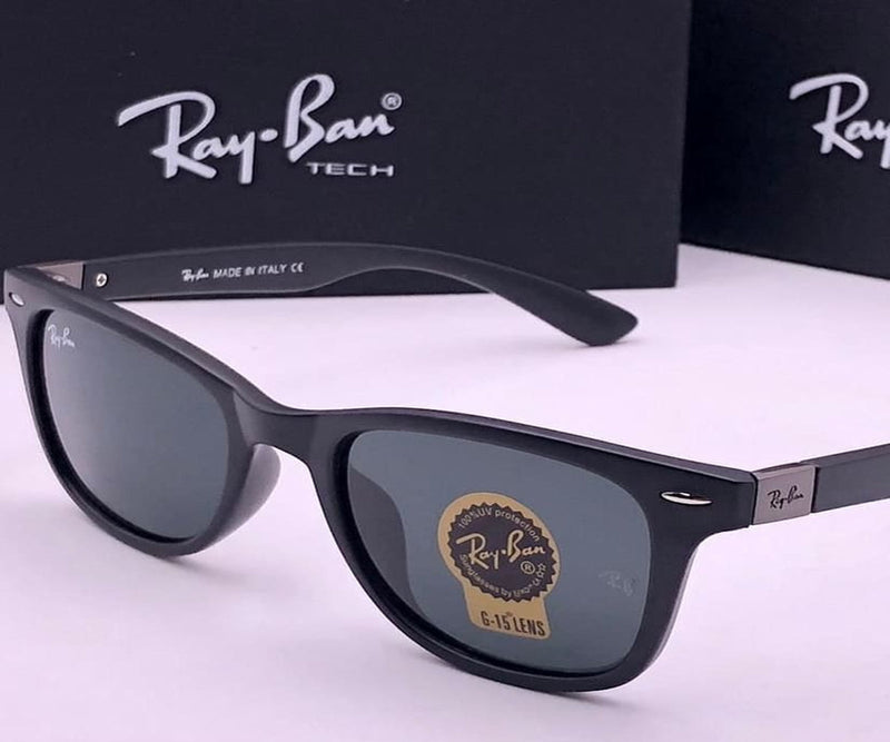 New Stylish Fancy Design Black & Black Square 4195 Sunglasses For Men