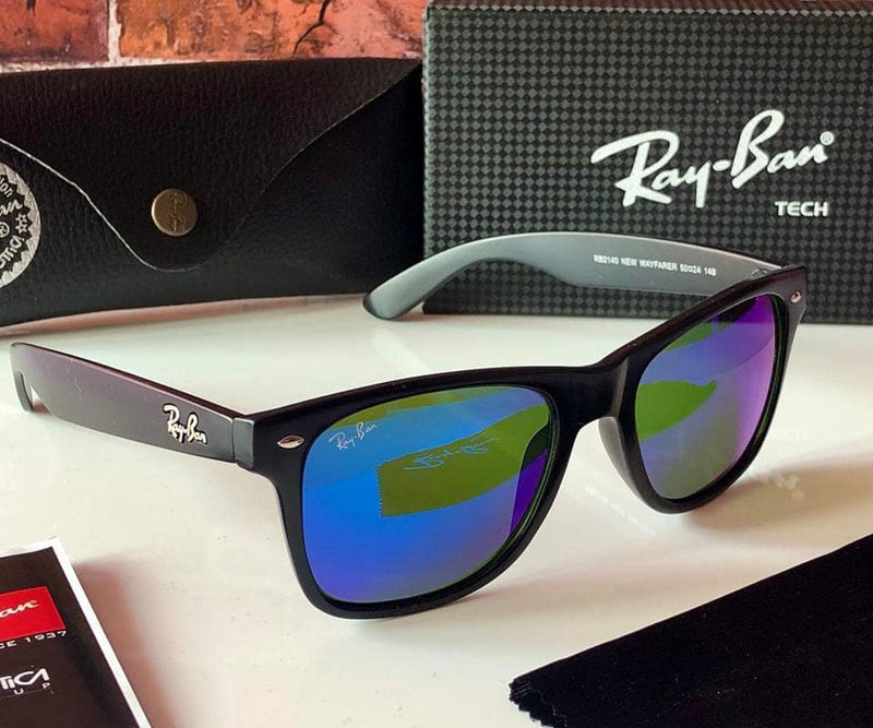 New Stylish Aqua Blue Glass 2140 Wayfarer Style Sunglass For Unisex