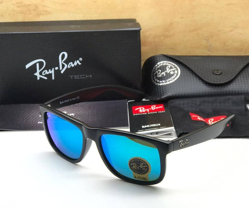 New Fancy Design Blue 2140 Wayfarer Style Sunglasses For Men.