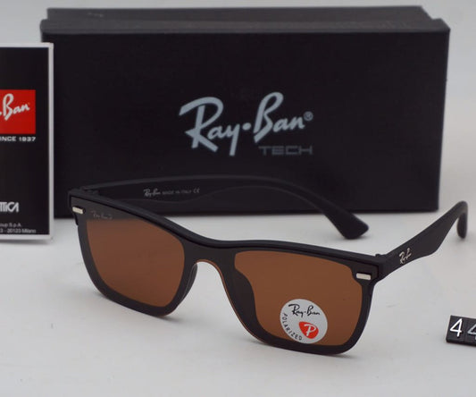 New Square Design Brown & Black 650 Wayfarer Sunglasses For Unisex