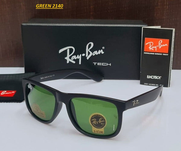 New Fancy Design Green 2140 Wayfarer Style Sunglasses For Men.