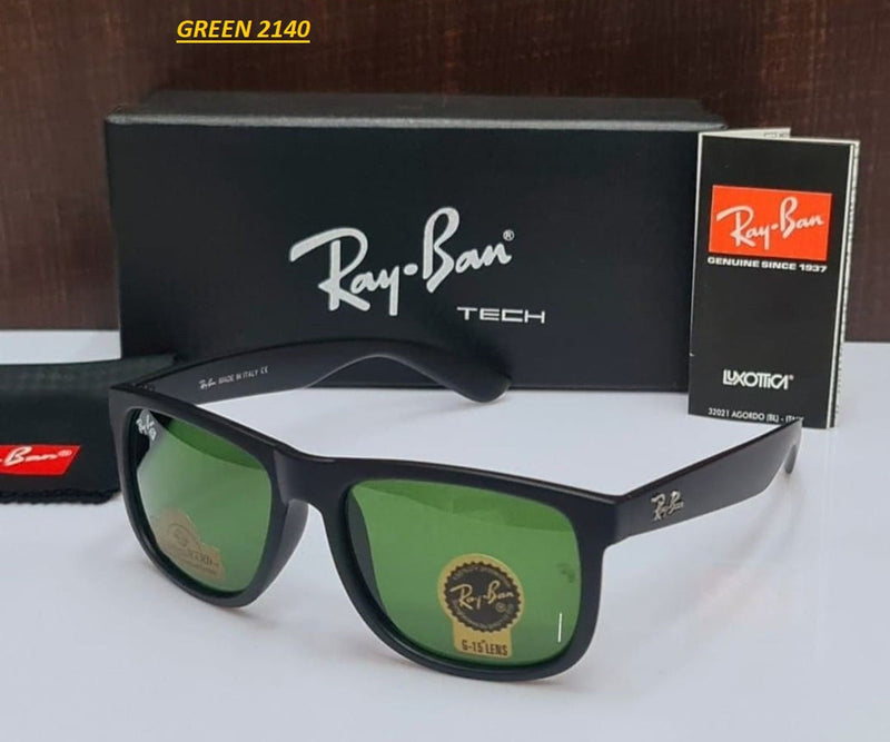 New Fancy Design Green 2140 Wayfarer Style Sunglasses For Men.