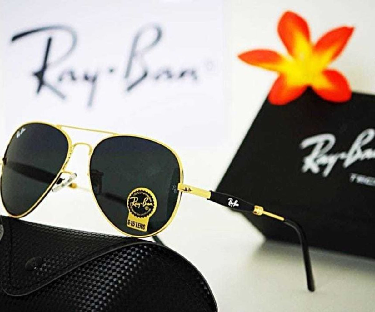 New Fashion Stylish Club-Master Black & Gold 3517 Sunglasses For Unisex
