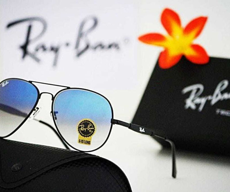 New Fashion Arrival Blue Shade & Black 3517 Oval Trendy Hot Favorite Sunglasses For Everyone.