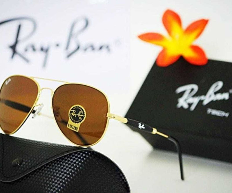 New Fashion Arrival Brown & Gold 3517 Oval Trendy Hot Favorite Sunglasses For Everyone.